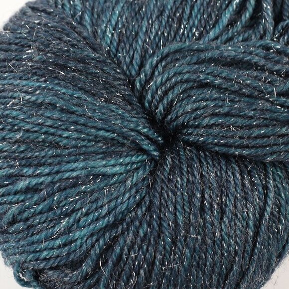 Julie Asselin Stella Yarn SW Merino Sparkling Stellina Into The Night Colorway - Picture 2 of 3